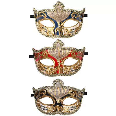 Venetian Masquerade Mask For Men Mardi Gras Ball Party Halloween Costume Mask • $12.99