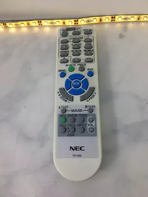 NEC RD-448E Genuine Remote Control For NEC Projector VT580 NP216 VT58 VT575 #225 • £8.98