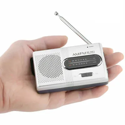 £5.99 • Buy AM FM Radio Portable Mini Pocket Travel Battery Powered Built-in Speaker Stereo