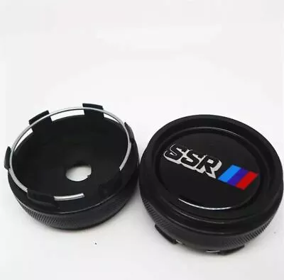 4 Pcs Set 66mm/62mm SSR Style XXR Rota G-Force BLACK Racing Wheel Center Caps • $39.99