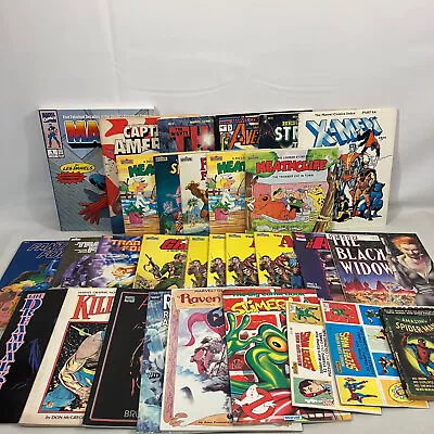 Marvel Comics Mixed Lot Of 30 Graphic Novels PB Spiderman Captain America Etc • £95.01
