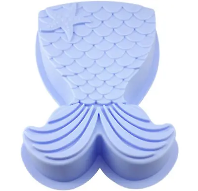MERMAID TAIL MOLD Ocean Theme Baking Supplies Large Breakable Chocolate Mold • $8.54