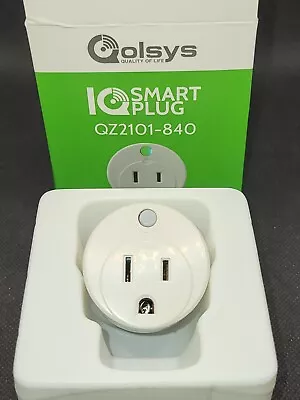 Qolsys IQ Smart Plug Ultra Compact Plug In Z-Wave Appliance Module  QZ2101-840 • $45