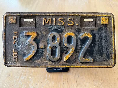1935 Mississippi License Plate • $100