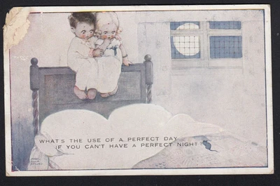 £1 • Buy MABEL LUCIE ATTWELL Whats The Use Of A Perfect Day Valentines # 666 Used 1924