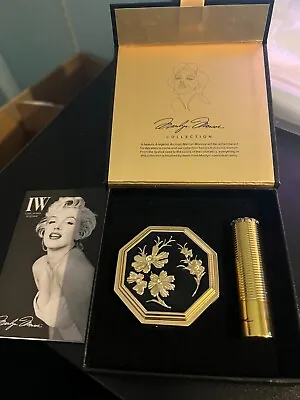 Besame Cosmetics Marilyn Monroe Powder Compact & Lipstick Set NIB Limited • $425.99