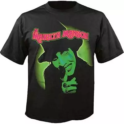 Official Marilyn Manson T Shirt Smells Like Children Logo Mens Black Rock Metal • £16.28