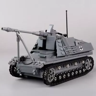 Military Germany Tank Nashorn Sd.Kfz.164 Series Main Battle Building Blocks MOC • $99.64