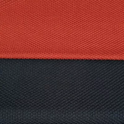 £0.99 • Buy Dressmaking Jersey Fabric Dimple 55  Wide Black And Brick 