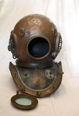 Vintage Siebe Gorman 6 Bolt Diving Helmet Solid Copper & Brass Divers Helmet • $2068.51