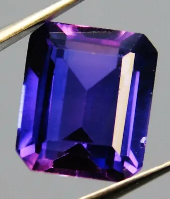 Natural Purple Tanzanite Emerald Shape 5 Ct Certified Loose Gemstone • $9.34