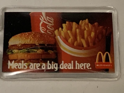 $5.99 • Buy Vintage McDonald's Double Sided Key Chain Meals Are A Big Deal Here