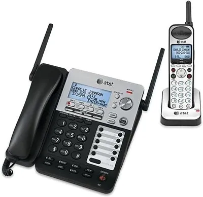 AT&T SB67138 4-Line Corded/Cordless System W/ Call Attendant Call Transfer - Blk • $229.99