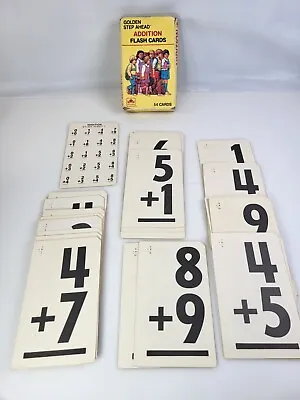 Vintage 1984 Golden Step Ahead Alphabet Flash Cards • $9.99