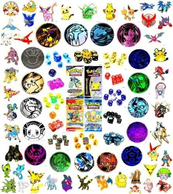 $21.10 • Buy Pokémon GO Cards SAMPLE FUN PACKS PINS DICES SLEEVES COINS DIVIDERS