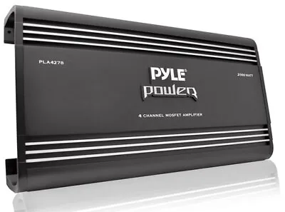 Car Amp Amplifier 4 Channel 1000w Watt 2 Ohm Stereo Pyle PLA4278 Single • £92.90