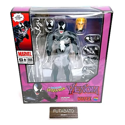 MEDICOM TOY MAFEX No.088 VENOM COMIC Ver. Action Figure Spider-Man JP [FASTSHIP] • $103.80