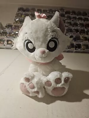 Disney Store Plush Aristocats Marie Big Feet Paws Stuffed Animal White Cat 14  • $13.99
