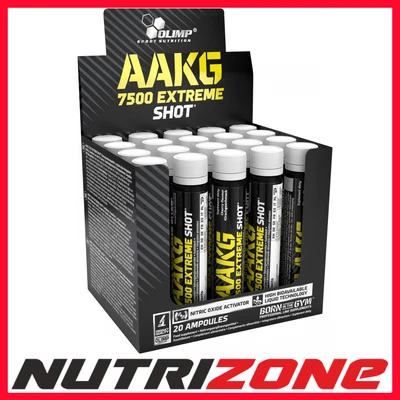 £41.60 • Buy OLIMP AAKG 7500 EXTREME SHOT Nitric Oxide Activator L Arginine Amino Acid 20shot