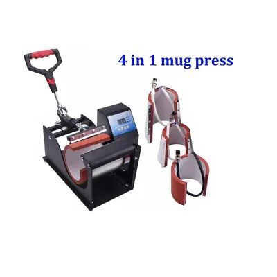 4 In 1 Mug Heat Press Machine Mug Printer 4 Size In One • $199