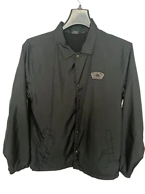 Vans Off The Wall Skate Jacket Lined Men's Size Small Windbreaker Snap Button • $24.95