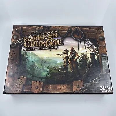 Robinson Crusoe Adventures On The Cursed Island Z-MAN GAMES Board Game Complete • $29.99