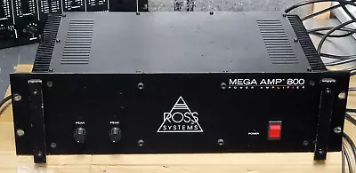 VINTAGE-Ross Mega-Amp 800 Excellent Sound Tested/Working • $139.95
