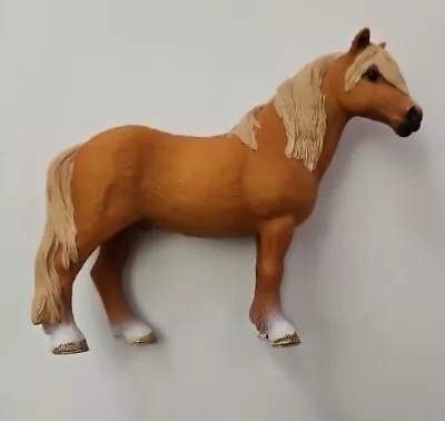 Retired Schleich - Flaxen Chestnut Dartmoor Pony Stallion 2010 Figurine D-73527 • £12.50