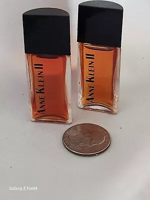 2 Bottles Anne Klein 11 Miniature Perfumes New No Box • $20