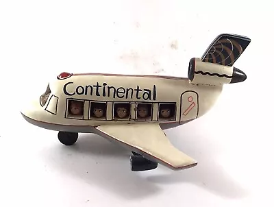 Vintage Airplane Hand Painted In South America Continental Airlines • $29