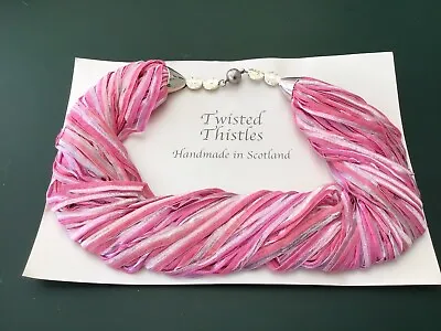 New Magnetic Twister Scarf Necklace Handmade In Scotland By Twisted Thistles • £19.95