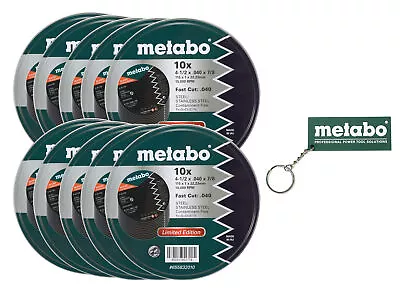 Metabo 655832010  4-1/2 X .040 X 7/8  A60T Slicer Wheels - 100 Pack • $126.99