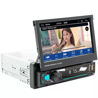 7in Single Din Car Stereo Radio MP5 Player CarPlay Android Mirror Link Head Unit • $107