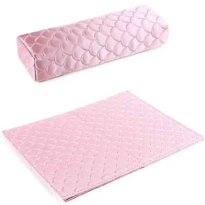 Nail Pillow Hand Rest Cushion Set  Pillow Nail Rest Cushion Pad K1B4 • £12.85