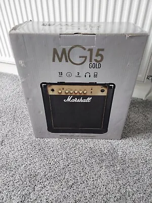 Marshall MG15G Gold 2-Channel 15W Amplifier - Black • £100