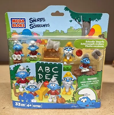 Mega Bloks 2013 The Smurfs Schoolin Celebration 10768 Brand New • $21.99