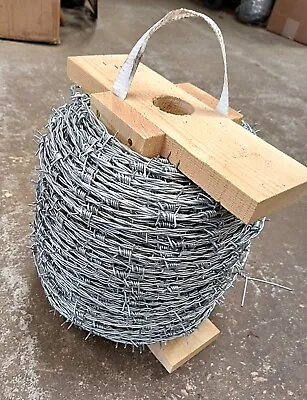 200m Roll Of Barbed Wire High Tensile Galvanised Field Paddock Security Fencing  • £54.99