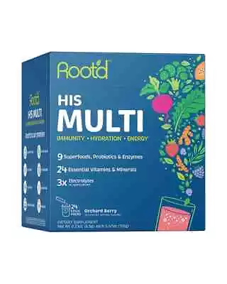 Root'd His Multi (24 Sticks) Dietary Supplement • $19.99