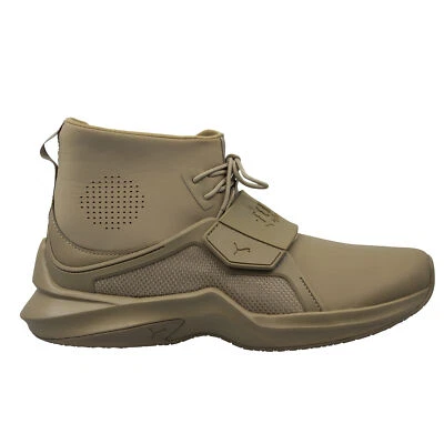 $102.28 • Buy Puma Fenty By Rihanna Ignite Beige Leather Lace Up Womens Trainers 190398 03