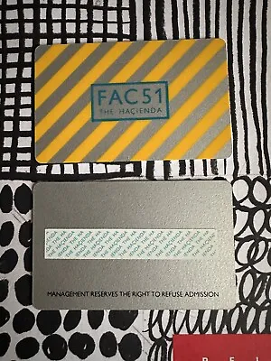 Hacienda Membership Card  • £65