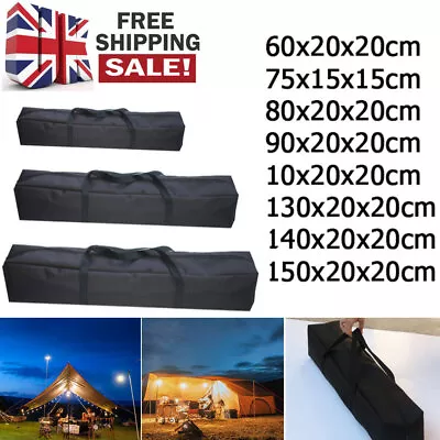 Canvas Heavy Duty Tent Carry Bag Foldable Outdoor Camping Oxford  Storage Bags • £9.74