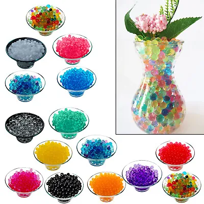 Water Beads Crystal Gel Ball Beads Aqua Wedding Table Centerpiece Vase Filler • £1.99