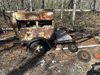 Lincoln Classic Gasoline Motor Welder Sa200 Welding Machine With Trailer  • $1200