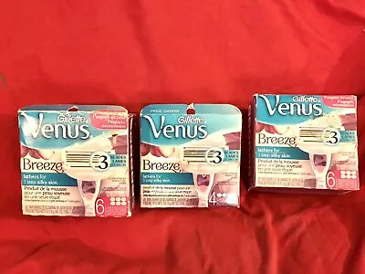 3pk Gillette Venus 3 Breeze 1 Step Silky Skin Refill Cartridges 16 Count • $27.99