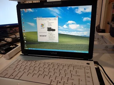 $50 • Buy Sony Vaio PCG-7F1L Notebook Laptop 1.5GB RAM W/Power Cord Windows XP Home No HDD