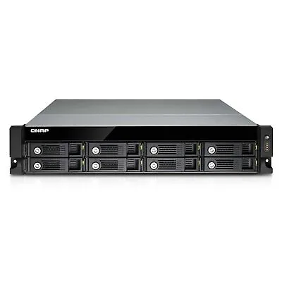 Qnap TS-871U-RP-i5 Nas 4GB RAM HDD X2 500GB Rack 2U Gigabit Server Backup • £2120.84
