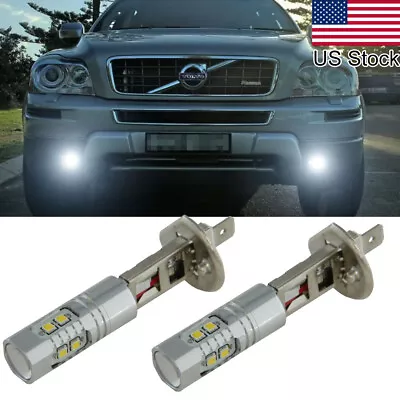 For 2003-2012 Volvo XC90 2x 10-SMD H1 LED 6000K White Driving Fog Light Bulbs • $18.99