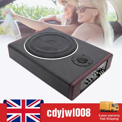 8  600W Car Under Seat Subwoofer Bass Slim Amplifier Bass High Power Speaker 12V • £68