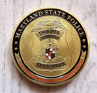 MARYLAND STATE POLICE Challenge Coin • $17.99
