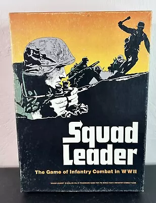 Vintage Avalon Hill Squad Leader Board Game 1977 Fourth Edition Complete (B6) • $75